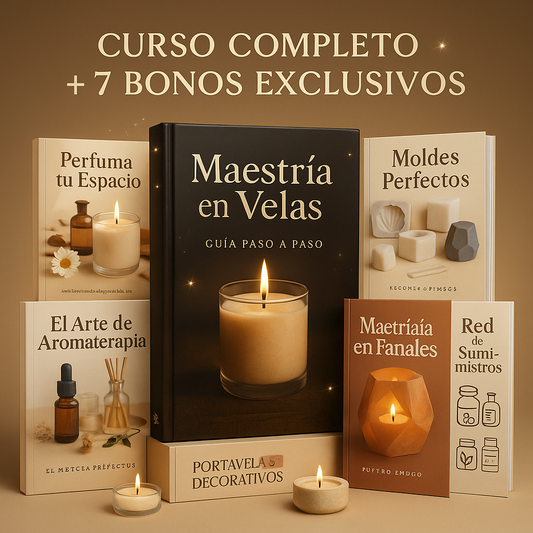 Curso Maestria En Velas + bonus + clases en vivo